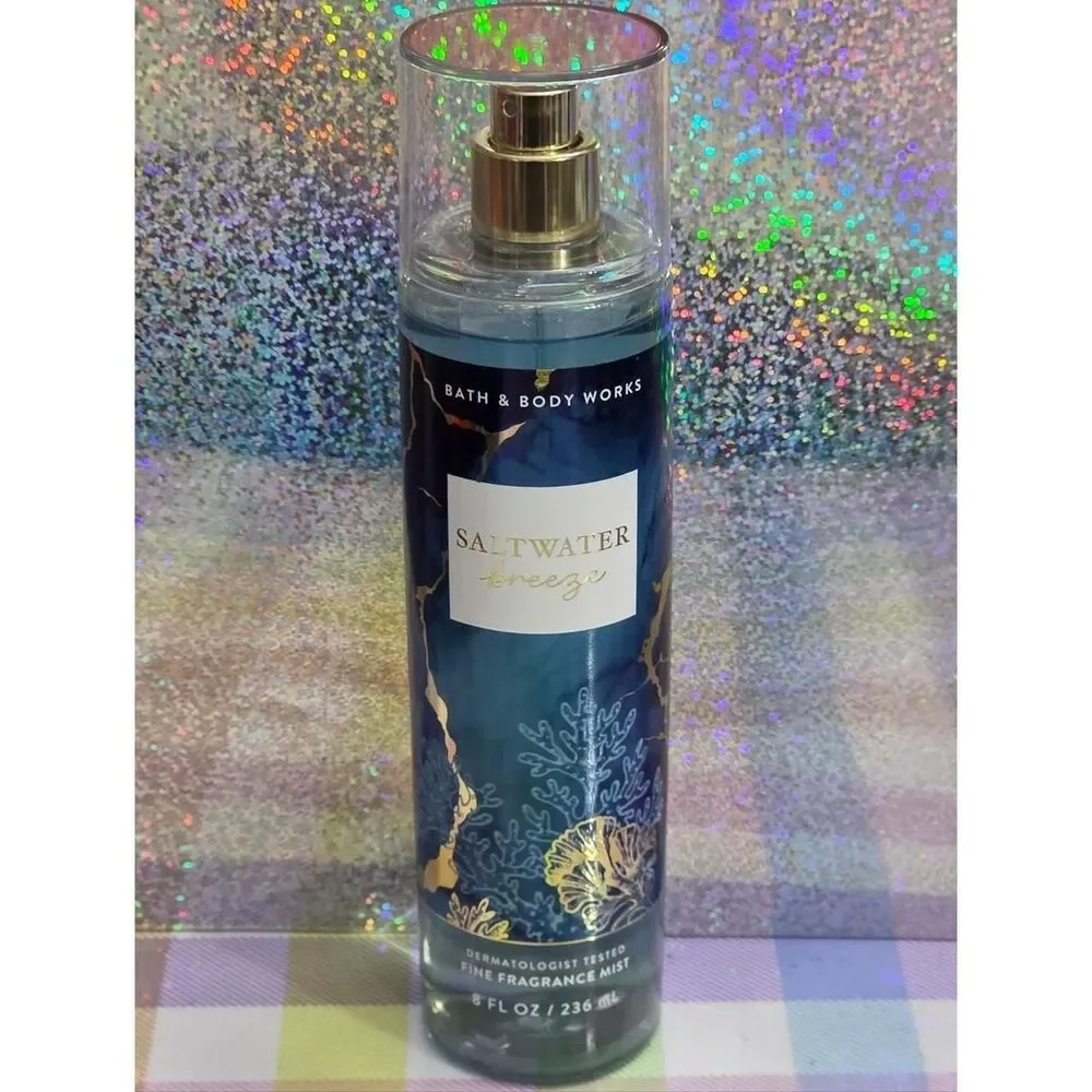 Bath-body-works Blue and Gold Bath-and-body